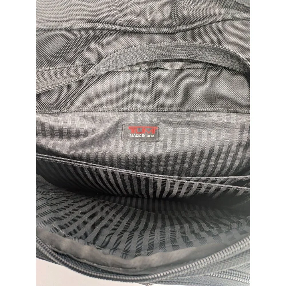 TUMI Ballistic Nylon Laptop Backpack Pockets Executive Travel Work Bag MBL Logo